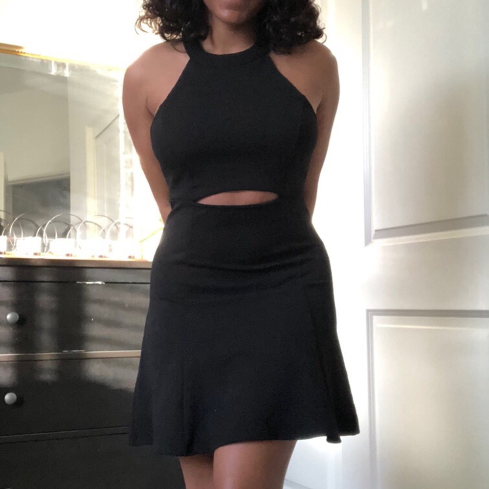 Black Haltertop Dress